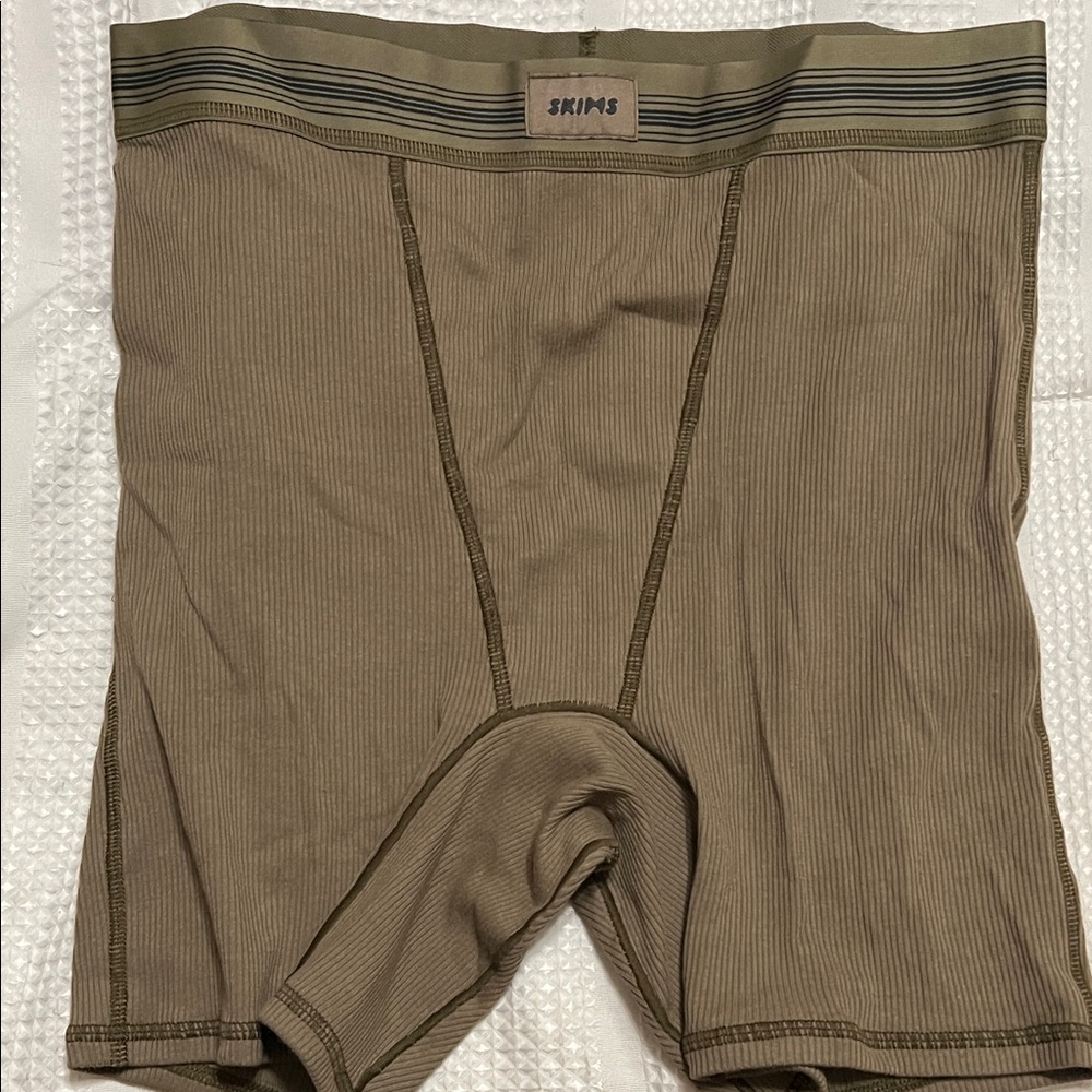 SKIMS Olive Boxer Briefs